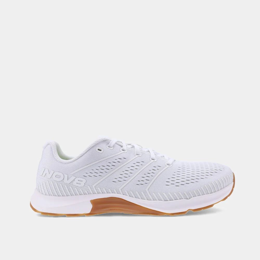 New Arrivals Inov F-Fly Mens - White-Gum
