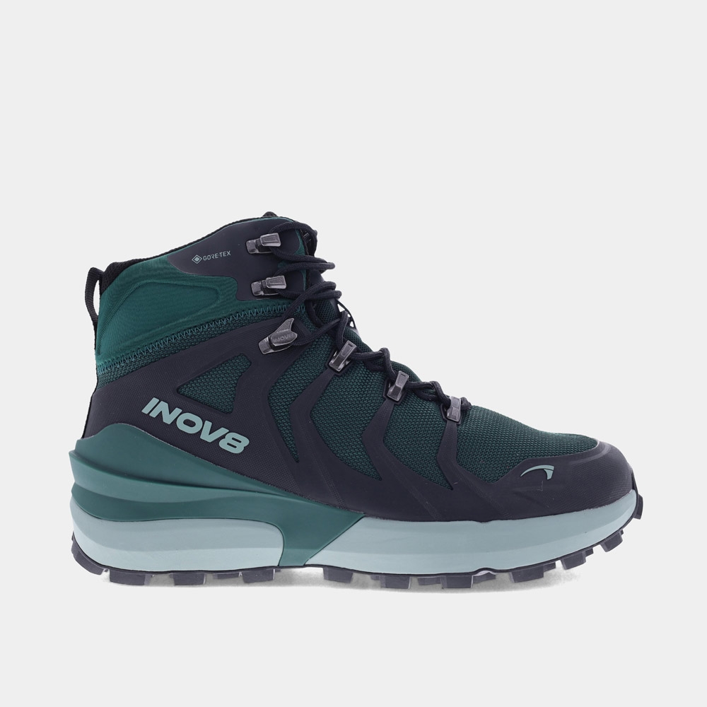 New Arrivals Inov ROCLITE PRO MID GTX Womens - Dark Green/Black
